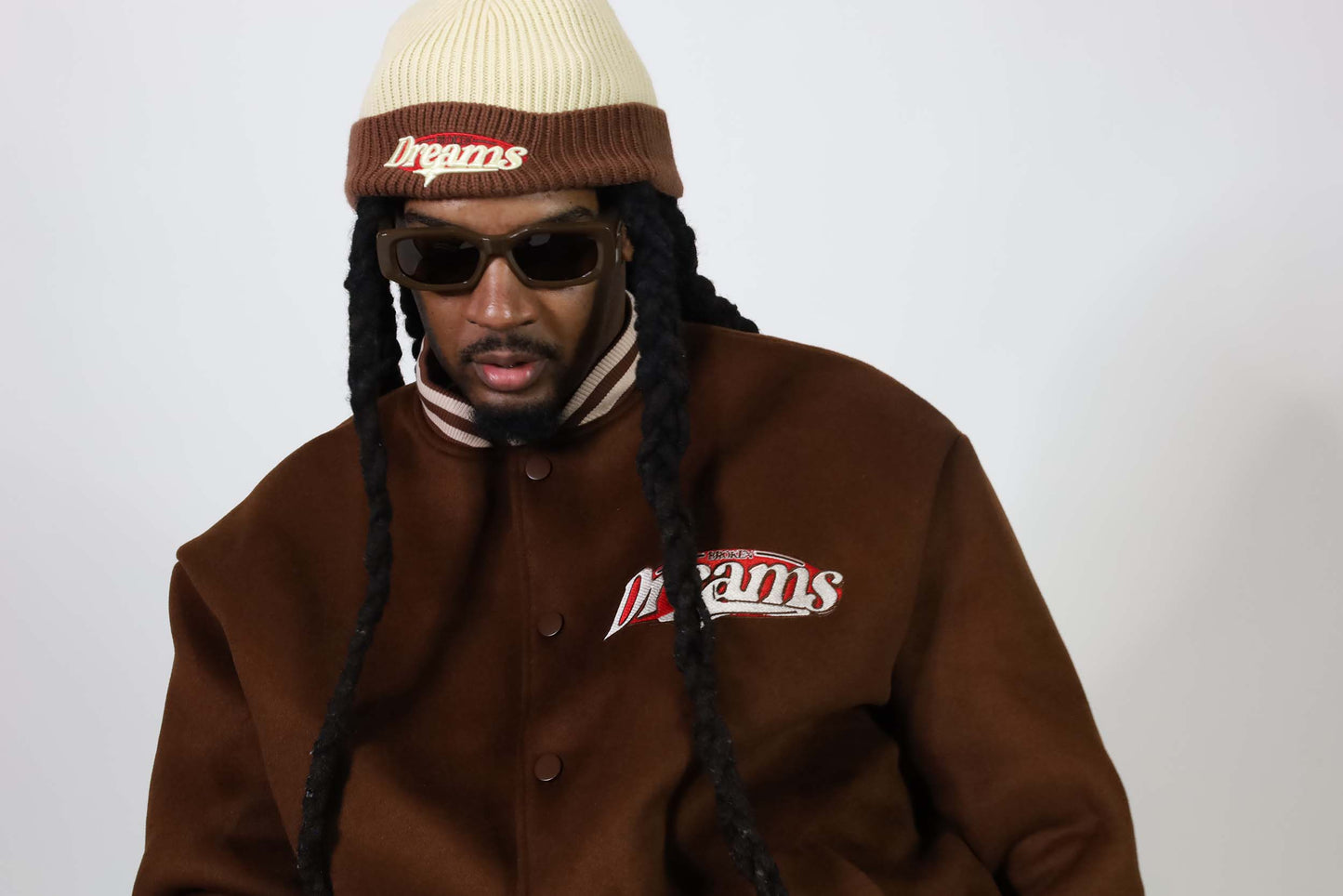 Dreams Star Logo Beanie Cream/Brown