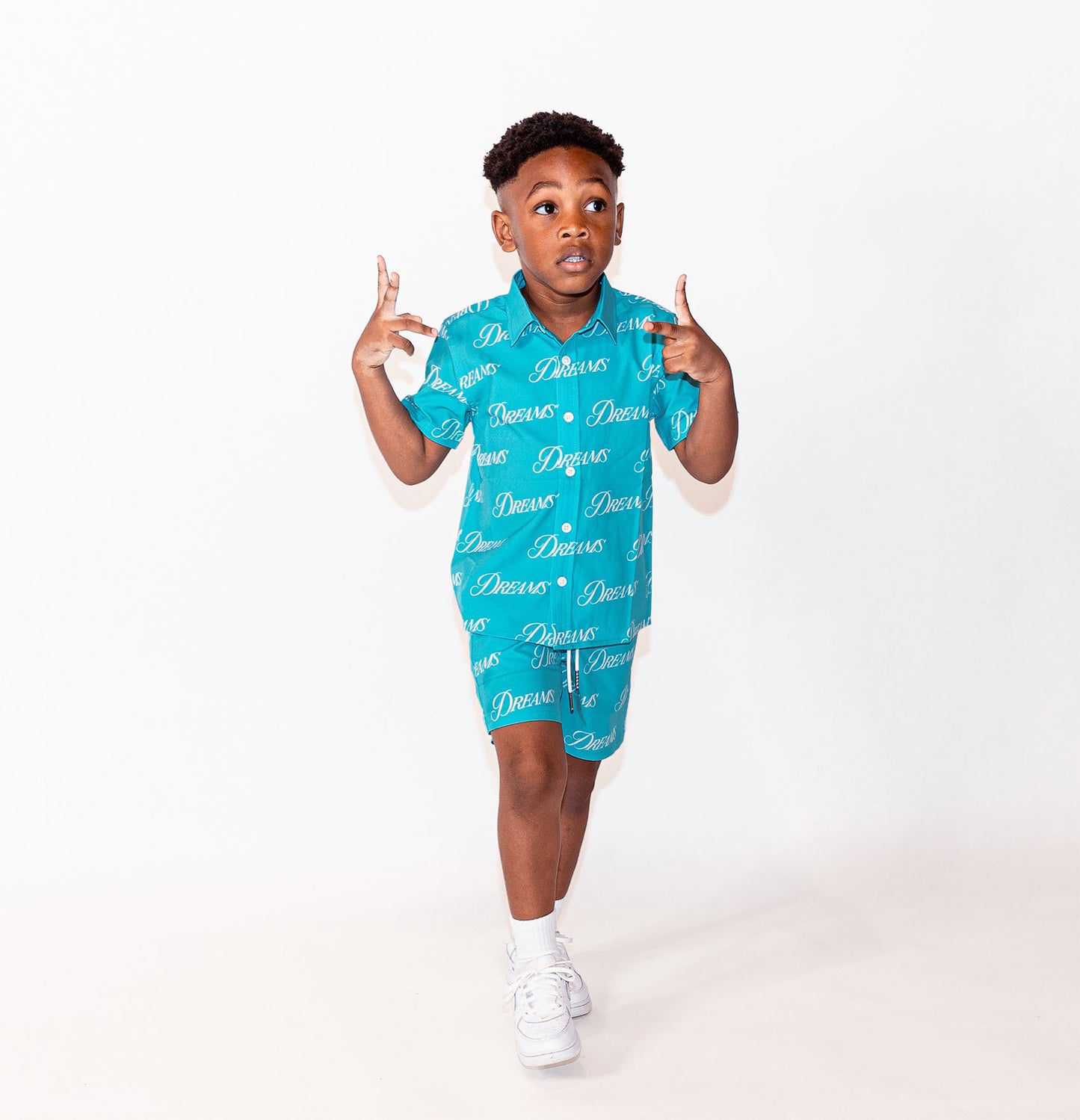 Baby Dreams All-Over Set Teal Blue