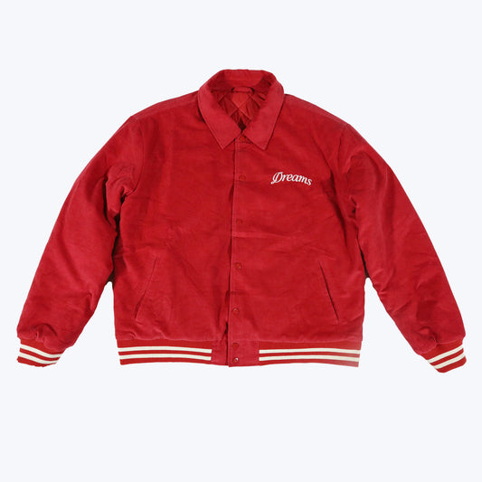Dreams Corduroy Bomber Jacket Red Limited Edition 1 of 1