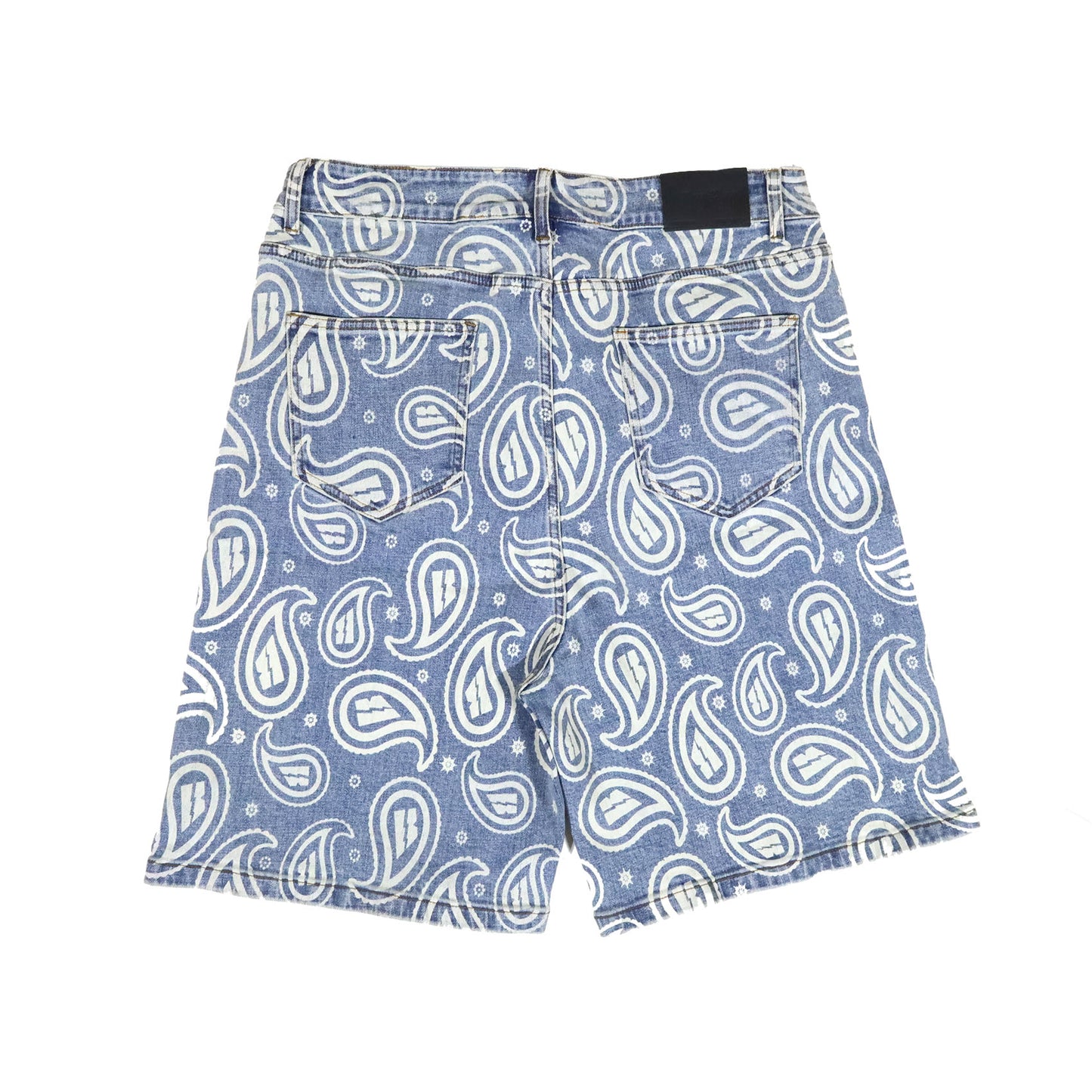 Dreams Paisley Denim Shorts
