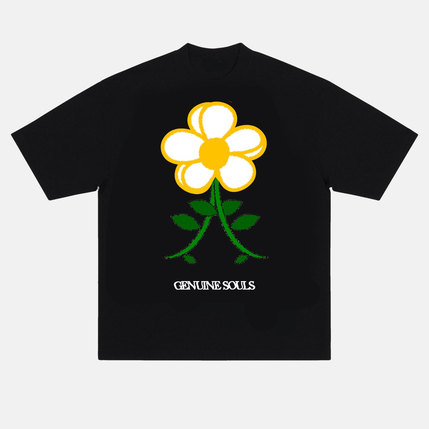 Flower Genuine Souls Tee Black