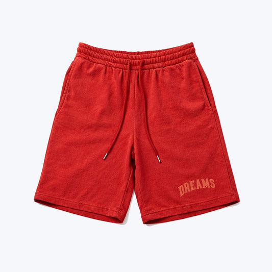 Dreams Vintage Washed Shorts Red