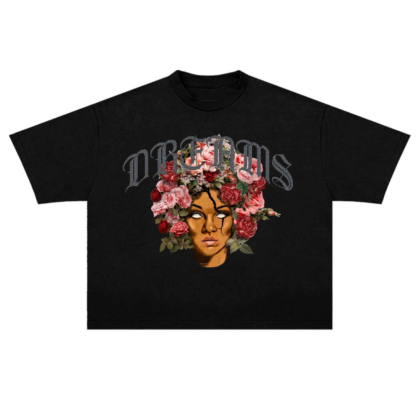 A Rose That Grew Rhinestone Tee