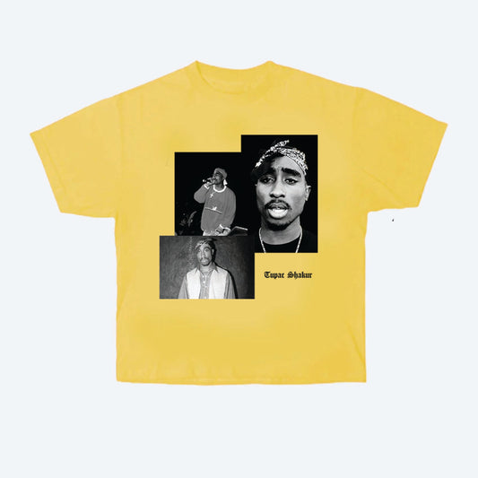 Dreams Pac Collage Tee Yellow