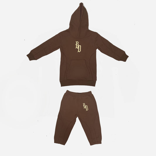 Toddler Broken Dreams Sweatsuit Brown