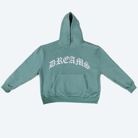 Dreams Arch Logo Hoodie Aqua Sea Green