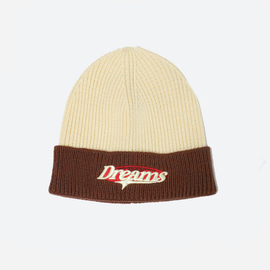 Dreams Star Logo Beanie Cream/Brown