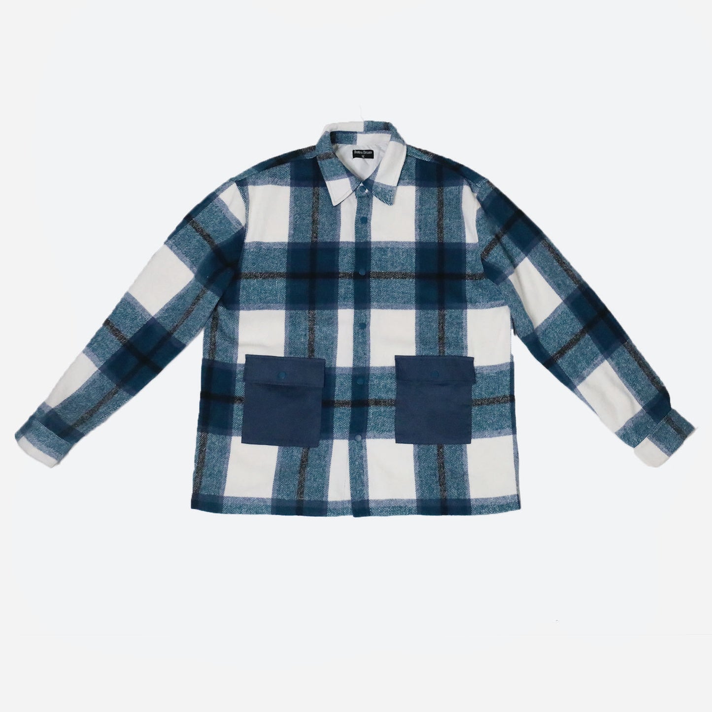 Dreams Arch Flannel Navy Blue/White