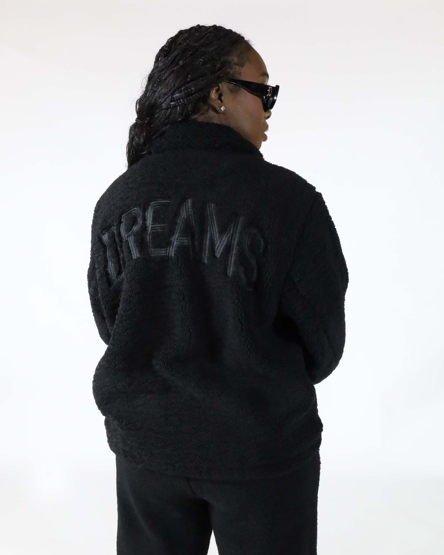 Dreams Sherpa Jacket Black