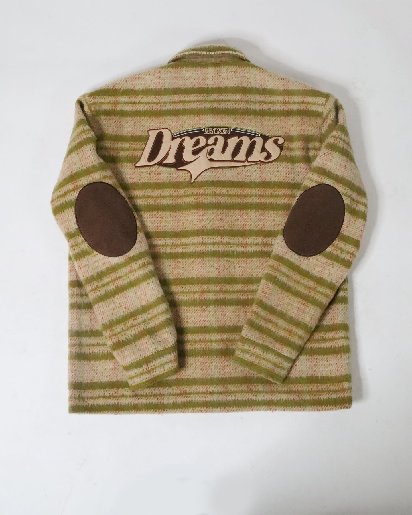 Dreams Striped Flannel Green/Cream