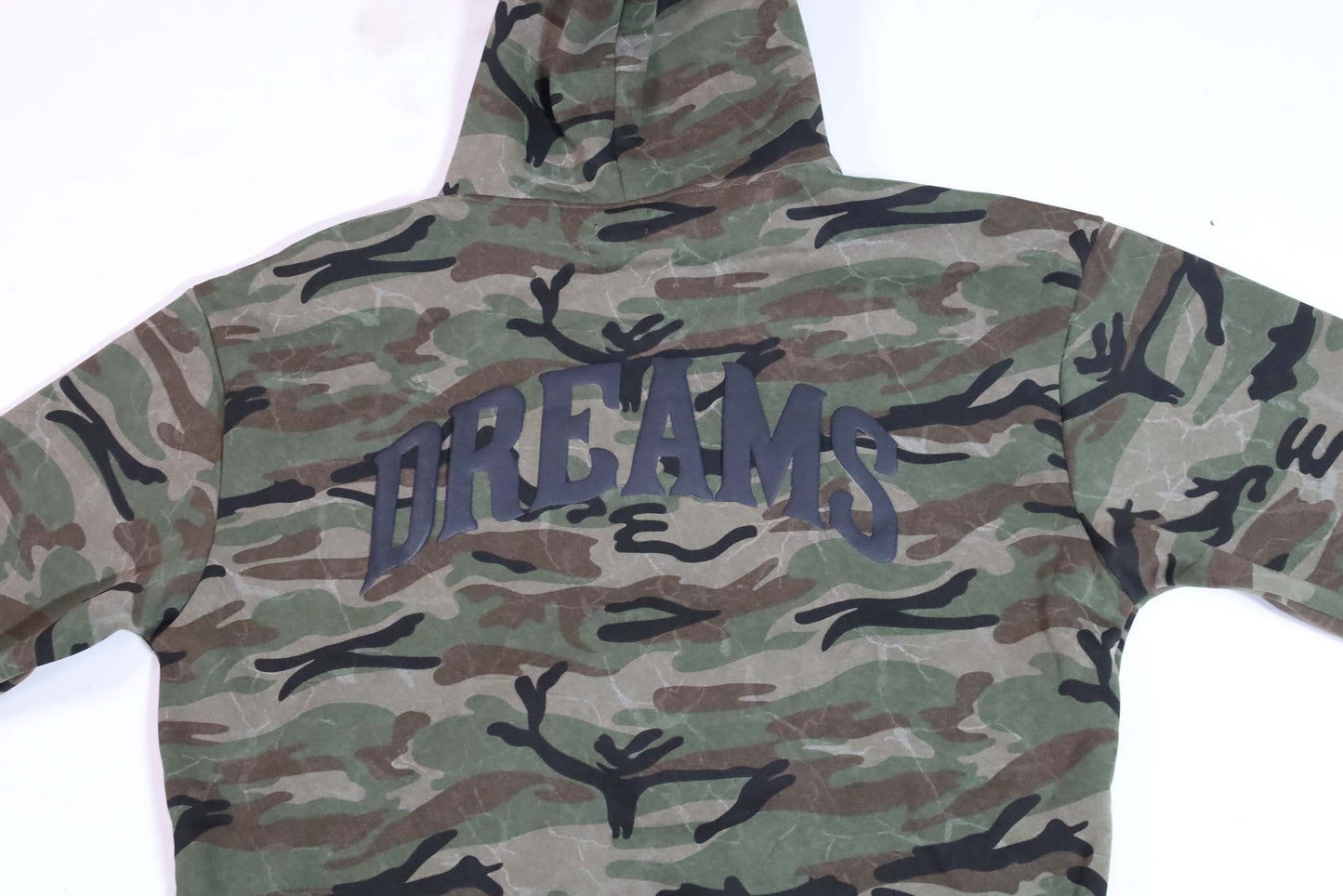 Dreams Washed Camo Hoodie Green