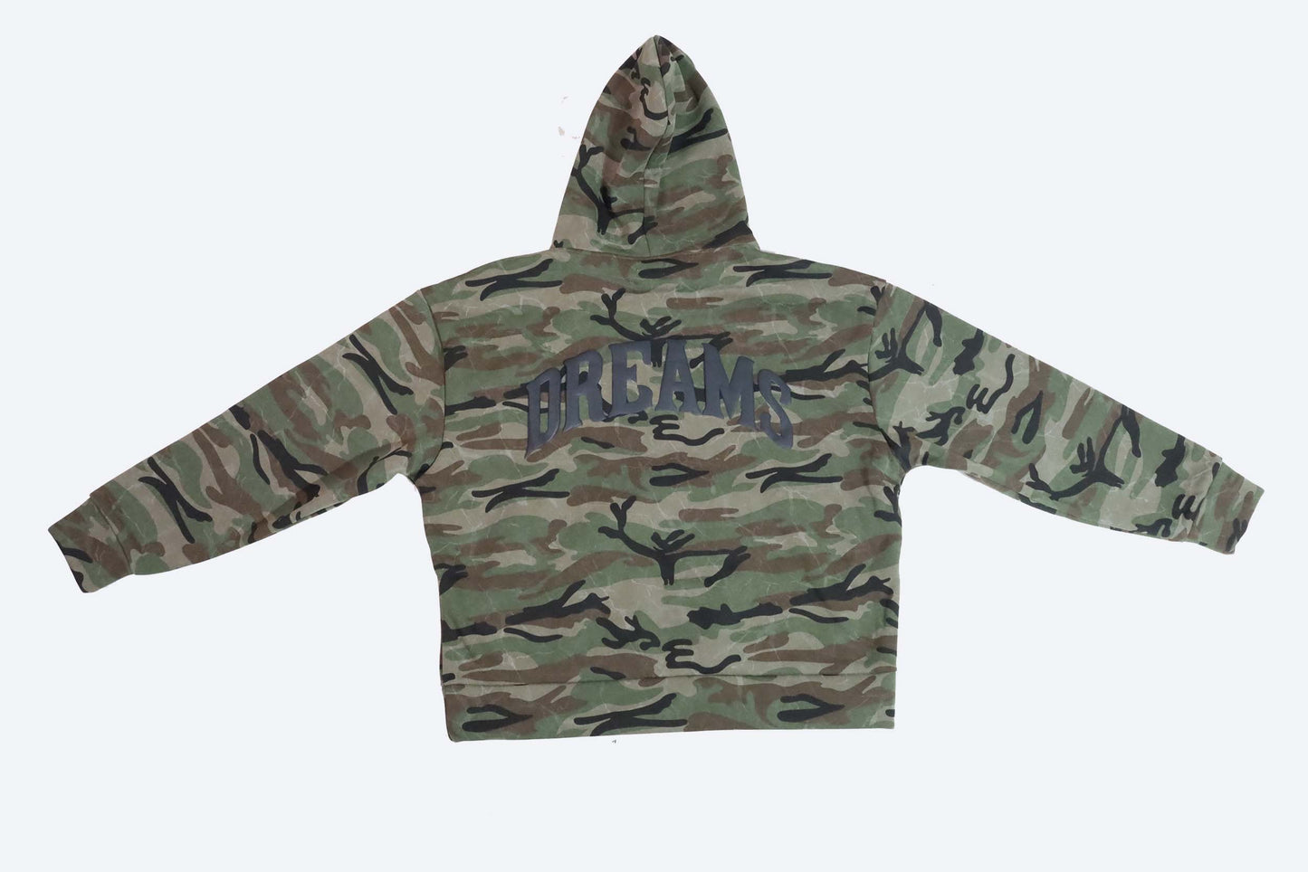 Dreams Washed Camo Hoodie Green