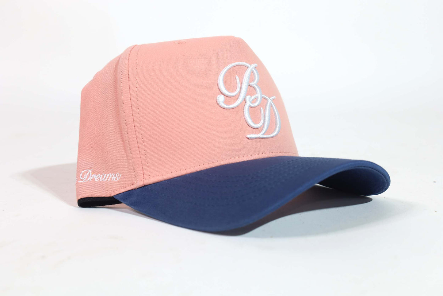 Dreams BD Script Logo Trucker Salmon/Blue