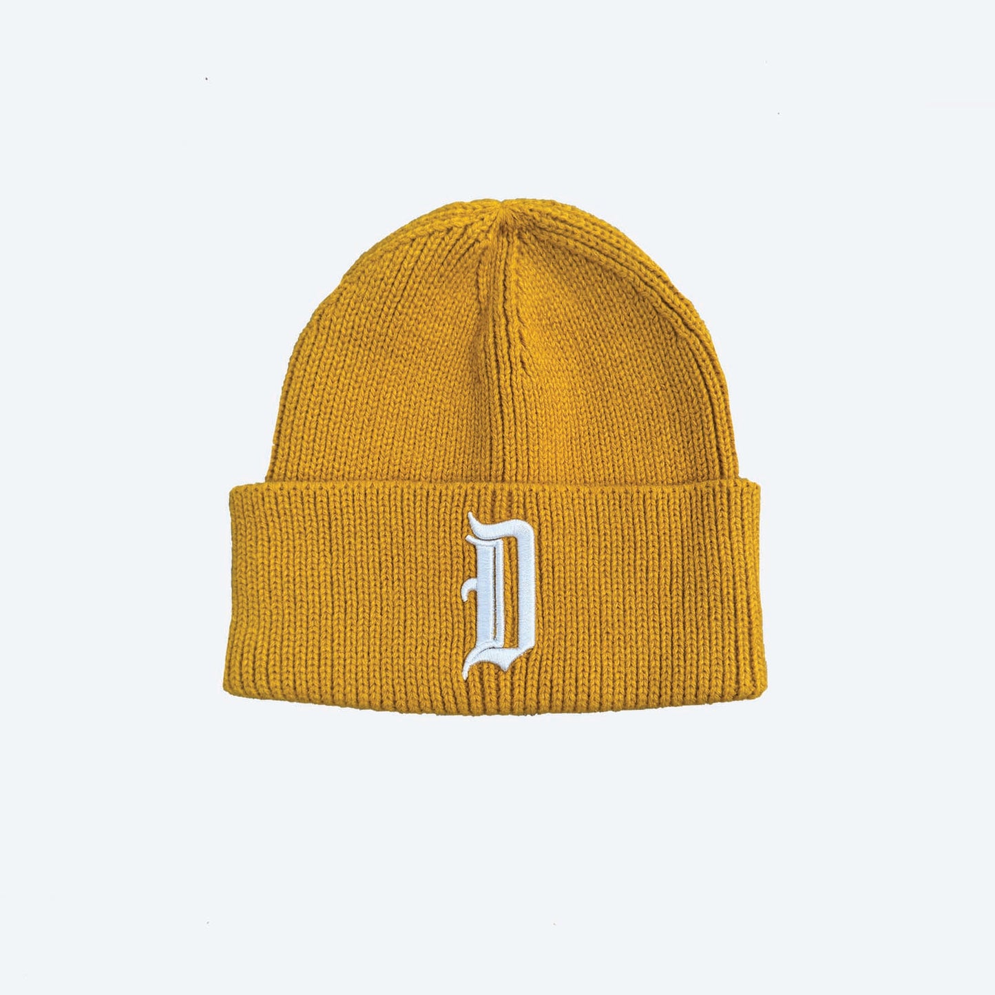 Dreams D Logo Beanie Mustard