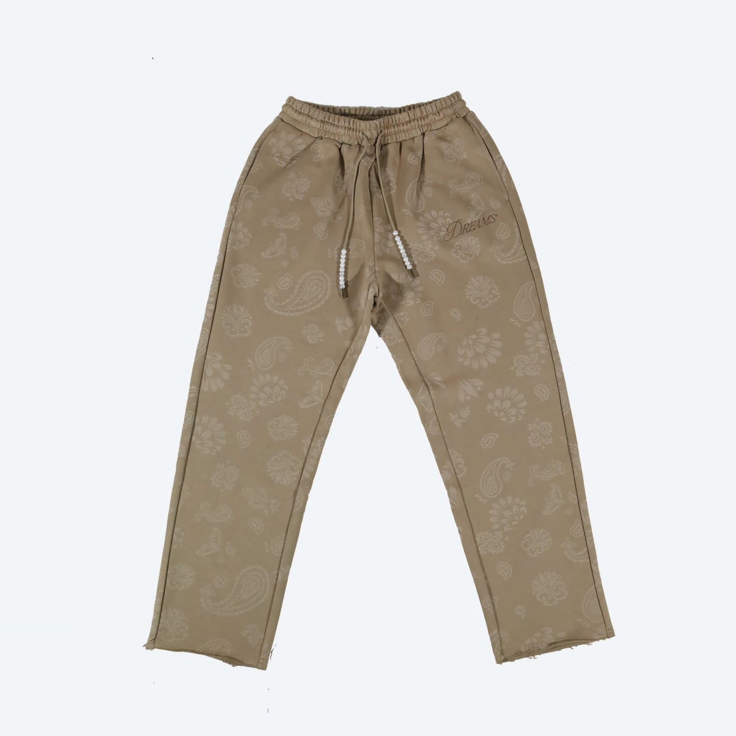 Dreams Paisley Sweatpant Tan