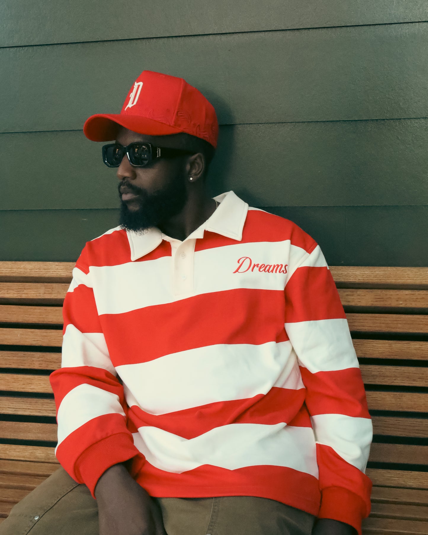 Dreams Stripe Polo Red/Cream