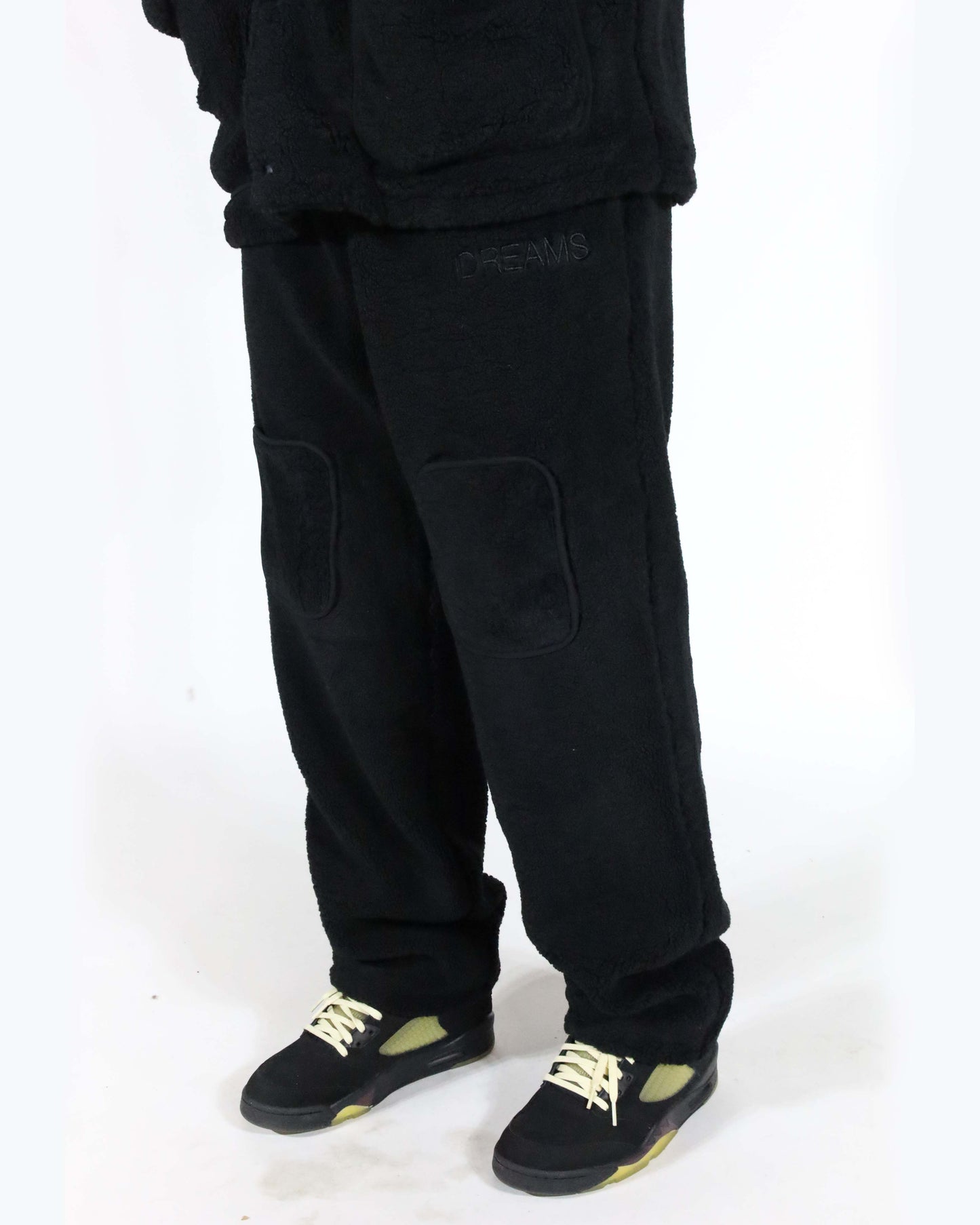 Dreams Sherpa Pants Black