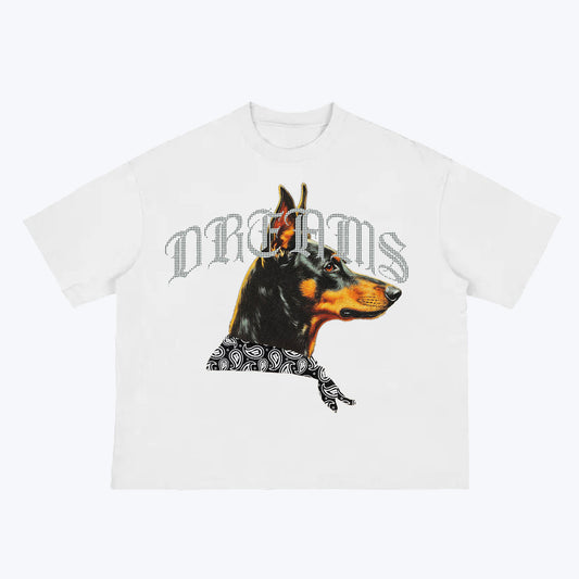 Dreams Doberman Bandana Rhinestone Tee
