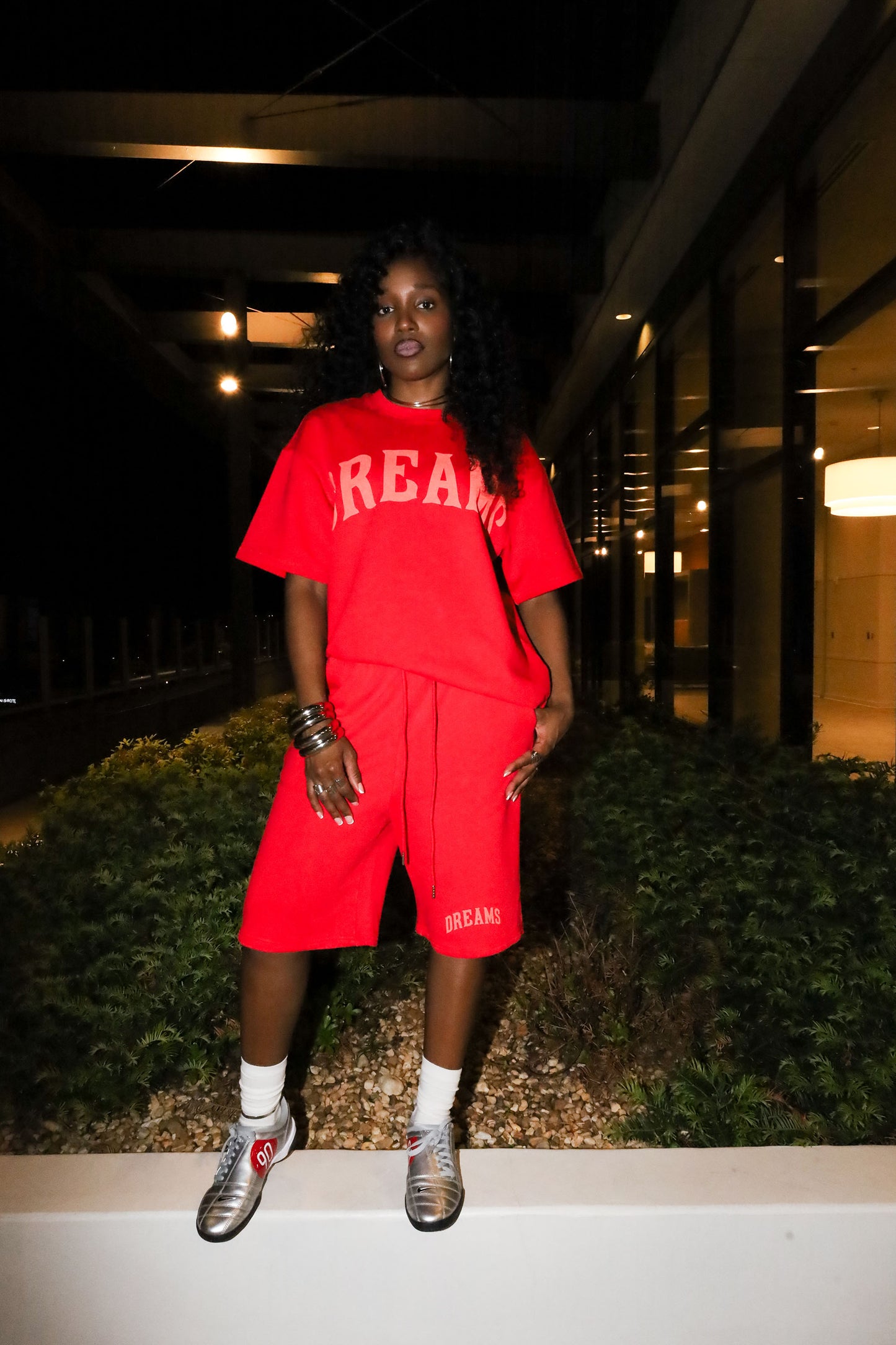 Dreams Vintage Washed Tee Red
