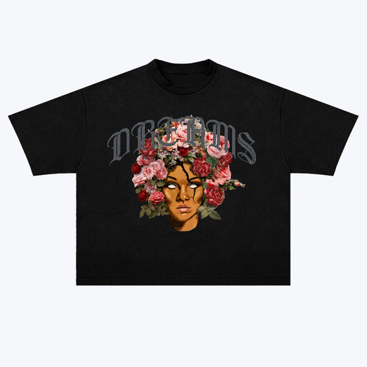 A Rose That Grew Rhinestone Tee